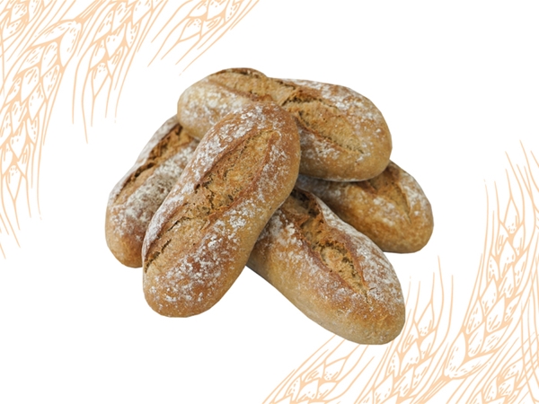 Hard broodje tarwe